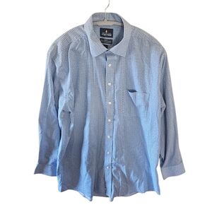 Stafford Light Blue Penguin Men's Shirt Penguins 16 1/2 32-33 CL0033